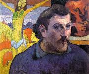 Paul Gauguin Self Portrait with Yellow Christ USA oil painting reproduction